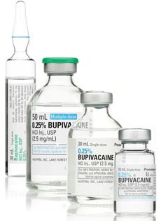 Picture of Bupivacaine HCl, Preservative Free 0.25%, 2.5 mg / mL Injection Single Dose Vial 10 mL00409115901
