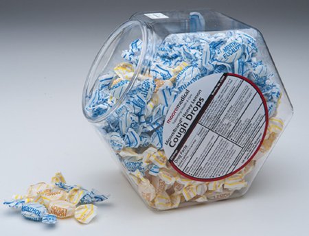 Picture of Cold and Cough Relief McKesson Brand 8.6 mg Strength Lozenge 250 per Jar27996