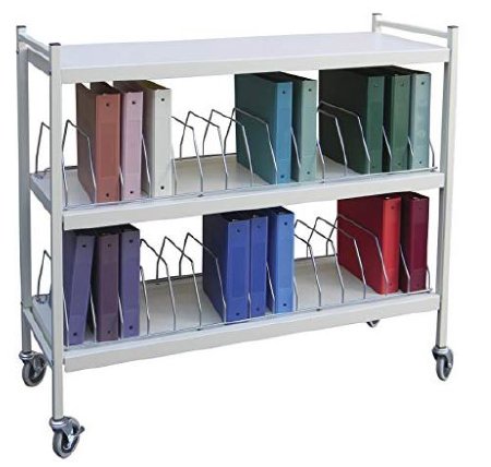 Picture of Binder/ Chart Rack Omnimed 2 Shelves Light Gray 30 Binder Charts 30 Slots260008-LG