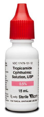 Picture of Tropicamide 0.5% Drops Dropper Bottle 15 mL17478010112