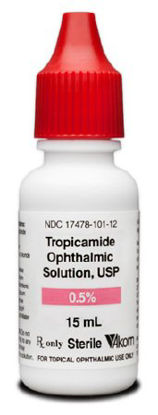 Picture of Tropicamide 0.5% Drops Dropper Bottle 15 mL17478010112