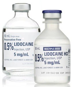 Picture of Lidocaine HCl, Preservative Free 0.5%, 5 mg / mL Injection Single Dose Vial 50 mL00409427801