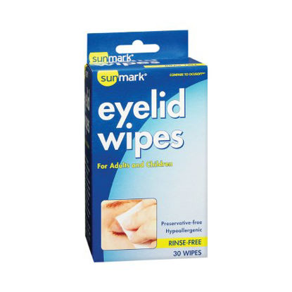 Picture of Eyelid Cleanser sunmark® 30 per Box Wipe01093932444