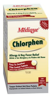 Picture of Allergy Relief Chlorphen 4 mg Strength Tablet 1 per Box24148