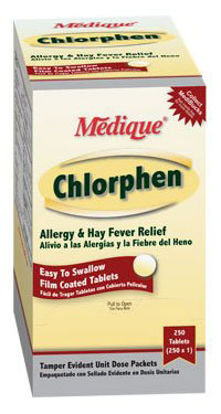 Picture of Allergy Relief Chlorphen 4 mg Strength Tablet 1 per Box24148