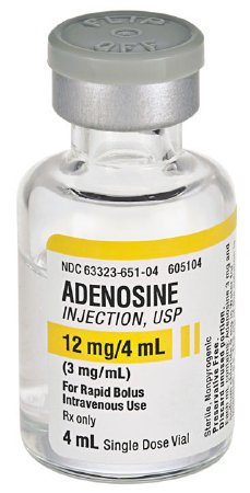 Picture of Adenosine, Preservative Free 3 mg / mL Injection Single Dose Vial 4 mL63323065104