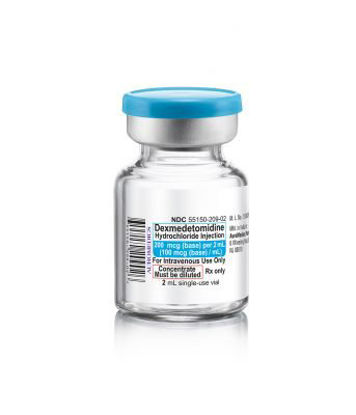 Picture of Dexmedetomidine HCl, Preservative Free 200 mcg / 2 mL Injection Single Use Vial 2 mL55150020902