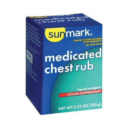 Picture of Chest Rub sunmark® 4.8% - 1.2% - 2.6% Strength Ointment 3.5 oz.49348039896