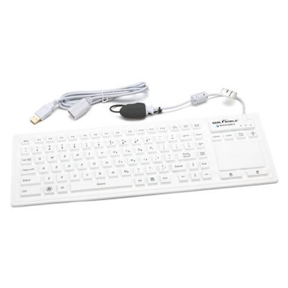 Picture of Keyboard For All Computer Capability Waterproof, True Type Constructions, White9970-013