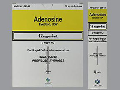 Picture of Adenosine 3 mg / mL Injection Prefilled Syringe 4 mL25021030168