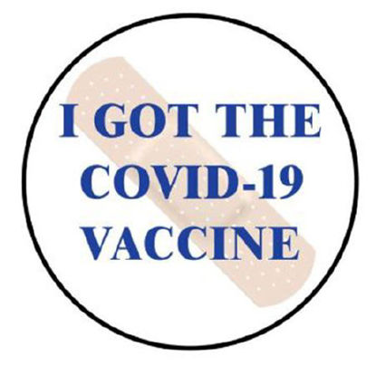 Picture of 380 Stickers I Got the Covid-19 Vaccine Sticker 3/4 Inch DiameterULCOV19B