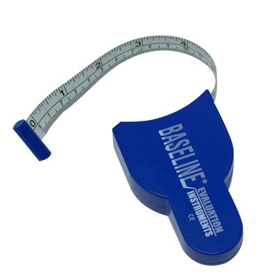 Picture of Circumference Measure Tape Baseline® 60 Inch Woven Fabric / Plastic Casing Reusable Inches / Centimeters12-1205