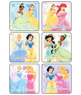 Picture of Kids Love Stickers® 90 per Unit Disney Princess Patient - New Classics Sticker1411P