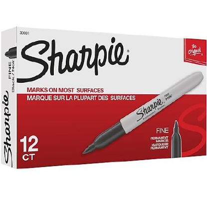 Picture of Permanent Marker Staples Advantage Sharpie® Black Ink Cap13380121