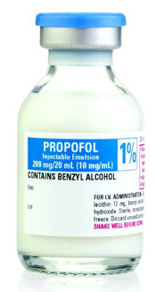 Picture of Propofol 1%, 10 mg / mL Injection Single Dose Vial 100 mL00409469924