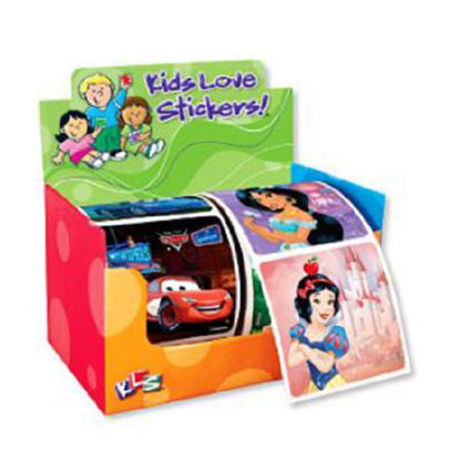 Picture of Kids Love Stickers® 150 per Unit Disney Boys n' Girls Sticker 2-1/2 InchDB03