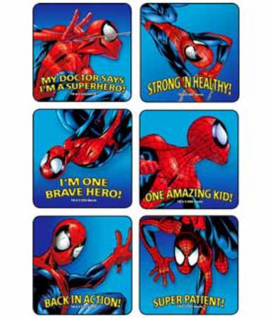 Picture of 90 per Unit Spider-Man Strong n Healthy Sticker2502P