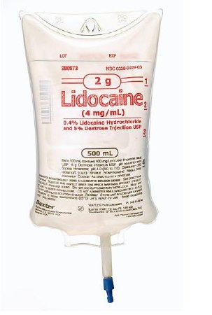 Picture of Lidocaine HCl / 5% Dextrose 4 mg / mL Injection Flexible Bag 500 mL2B0973