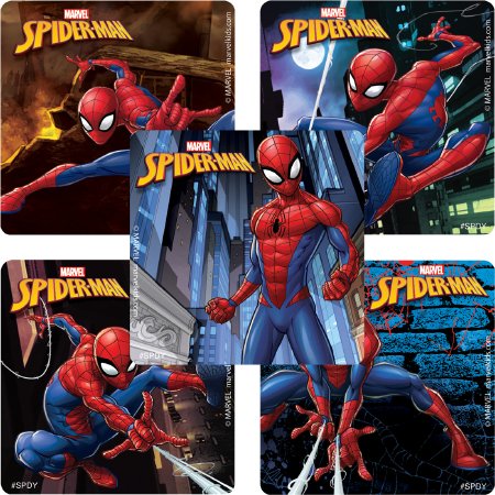 Picture of Disney® 100 per Unit Spider-Man Sticker 2.5 InchSPDYB