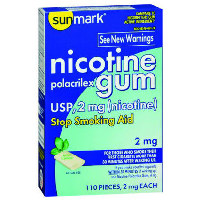 Picture of Stop Smoking Aid sunmark® 2 mg Strength Gum49348069136