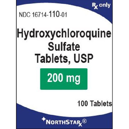 Picture of HYDROXYCHLOROQUINE SULFATE, TAB 200MG (100/BT)16714011001