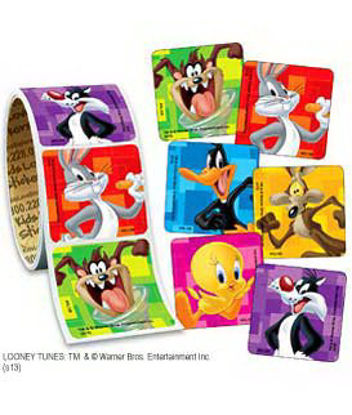 Picture of 100 per Unit Looney Tunes Lab Test Medical StickerVL129
