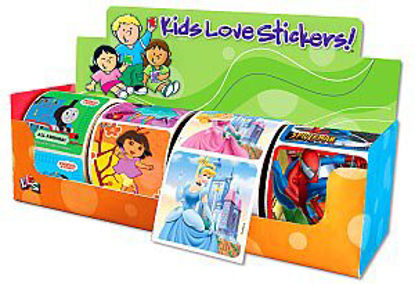Picture of Kids Love Stickers® 300 per Unit Popular Characters Sticker Display Box 3.5 X 3.5 X 11.5 InchDB08