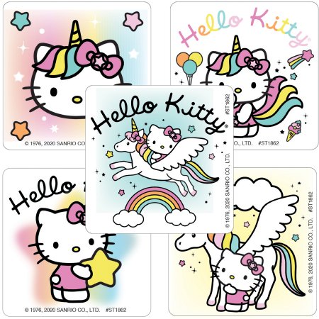 Picture of SmileMakers® 112 per Unit Hello Kitty Unicorn Sticker 2-1/2 InchST1862R