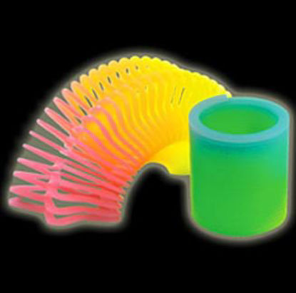 Picture of Kids Love Stickers® 24 Per Unit Glow Rainbow Spring Toy Toy Chest 1.25 Inch5266