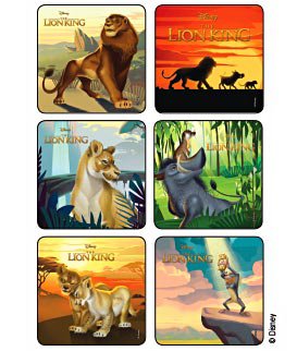 Picture of Kids Love Stickers® 72 Per Unit Lion King Disney Sticker 2.5 Inch1746
