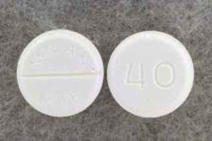 Picture of Furosemide 40 mg Tablet Bottle 100 Tablets00378021601