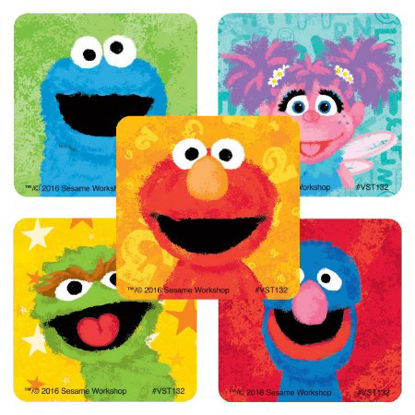 Picture of ValueStickers™ 250 per Unit Sesame Street Sticker 1.625 InchVST132P