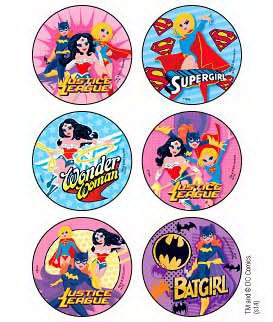 Picture of Disney® 75 per Unit Justice League Girls Sticker1583P