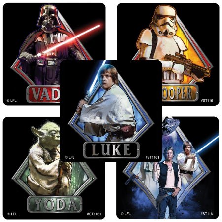 Picture of Disney® 100 per Unit Star Wars Classic Characters Sticker 2.5 InchST1161B