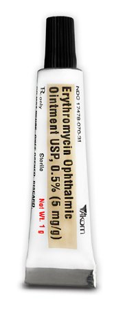 Picture of Erythromycin Base 0.5% Ointment Tube 1 Gram17478007031