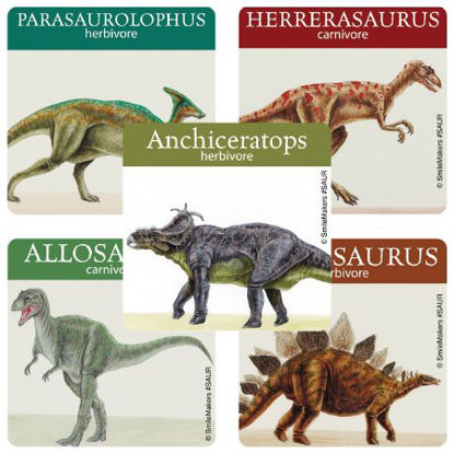 Picture of SmileMakers® 100 per Unit Dino Drawings Sticker 2.5 InchSAURR