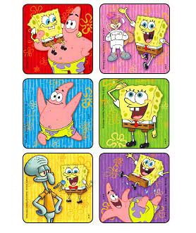 Picture of Disney® 75 per Unit SpongeBob Square Pants Sticker1477