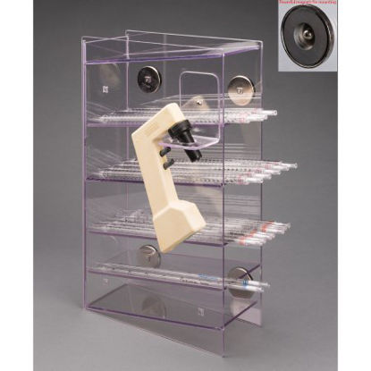 Picture of Pipette Holder 5 Pocket, 5 X 11-1/3 X 18-3/4 Inch For Serological PipettesPGSERPIP5-M-BRK