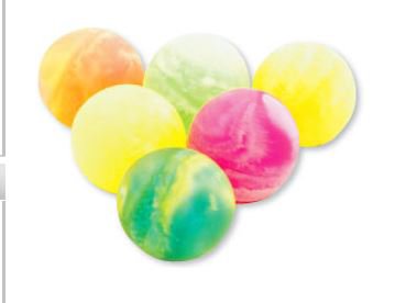Picture of SmileMakers® 48 per Unit Marble Bouncy Balls Toy Chest 1.375 Inch5799