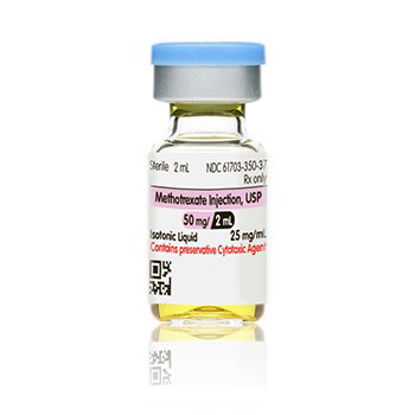 Picture of Methotrexate Sodium 25 mg / mL Injection Vial 2 mL61703035038