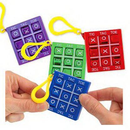Picture of Kids Love Stickers® 24 per Unit Neon Tic-Tac-Toe Games Toy Chest 2 Inch5617