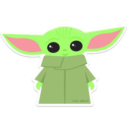 Picture of SmileMakers® 50 per Unit The Child Baby Yoda Sticker 2.875 X 3.75 InchRS147