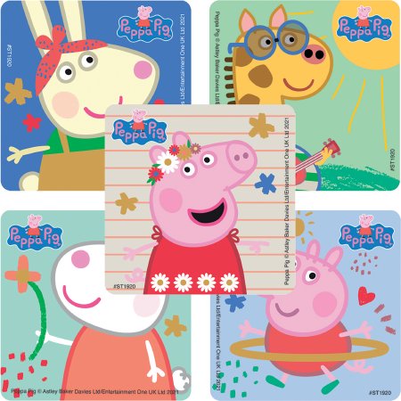 Picture of SmileMakers® 122 per Unit Peppa Pig Sticker 2-1/2 InchST1920R