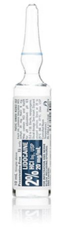 Picture of Lidocaine HCl, Preservative Free 2%, 20 mg / mL Injection Ampule 10 mL00409428202