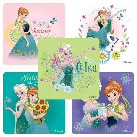 Picture of SmileMakers® 100 per Unit Disney Frozen Fever Sticker 2.5 InchST1074B