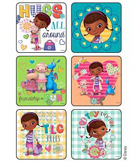 Picture of Disney® 75 per Unit Doc McStuffins Glitter Sticker1631P