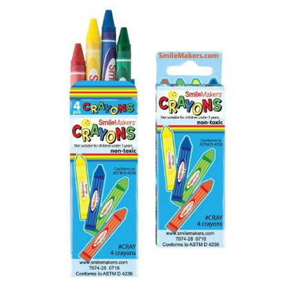 Picture of SmileMakers® 4 per Unit Non-Toxic Crayons 1.5 X 4 InchCRAY