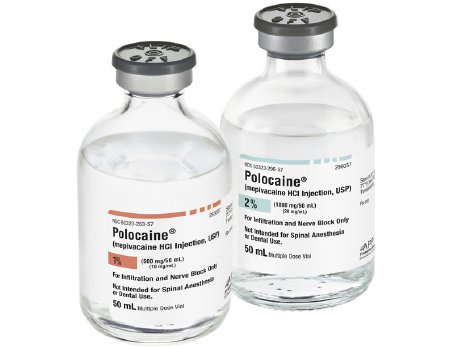 Picture of Polocaine® Mepivacaine HCL 2%, 20 mg / mL Injection Multiple Dose Vial 50 mL63323029657