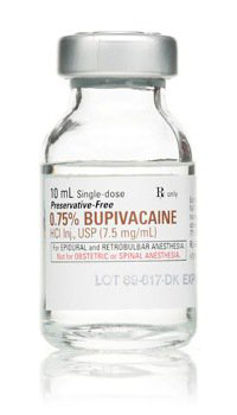 Picture of Bupivacaine HCl, Preservative Free 0.75%, 7.5 mg / mL Injection Single Dose Vial 10 mL00409116501