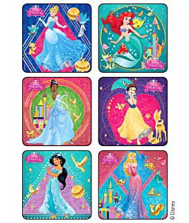 Picture of Disney® 75 per Unit Princesses Glitter Sticker1629P